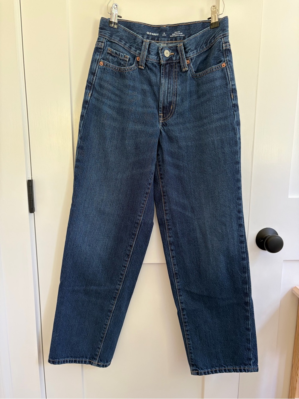 Old Navy Women’s OG High Rise Loose Jeans Dark Denim Size 0P